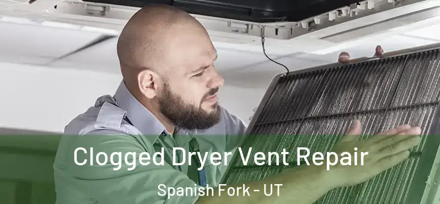 Clogged Dryer Vent Repair Spanish Fork - UT